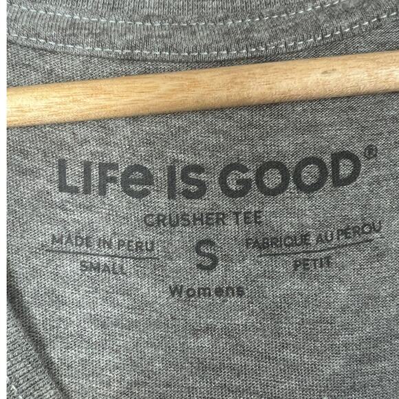 Life is Good Womens S Crusher Tee Seas The Day Nautical Coastal Vacation Tee - Picture 5 of 7